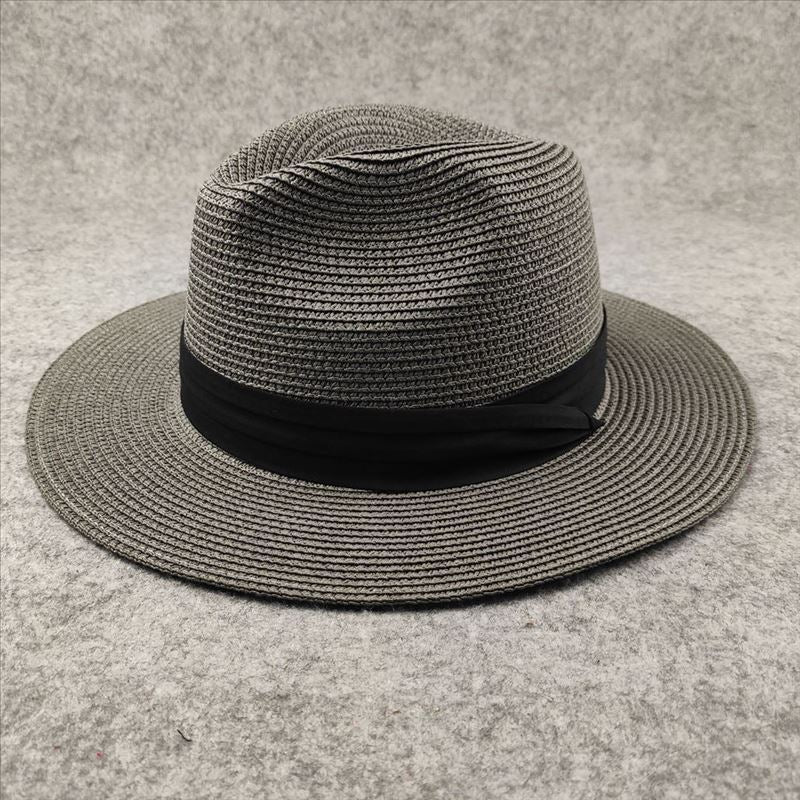 Mia – Chic Wide Brim Hat with Stylish Band Design