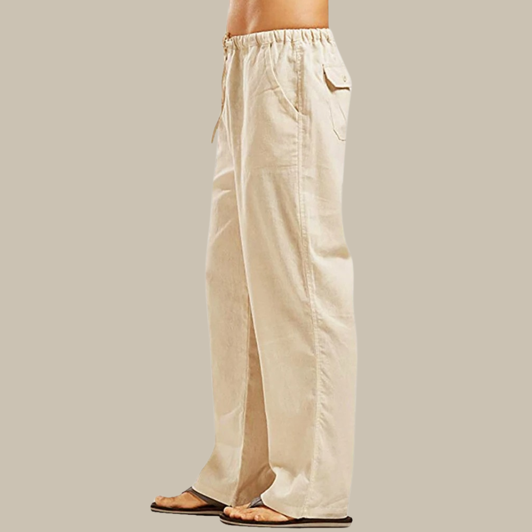 Callum – Loose-Fit Long Pants with Functional Side Pockets