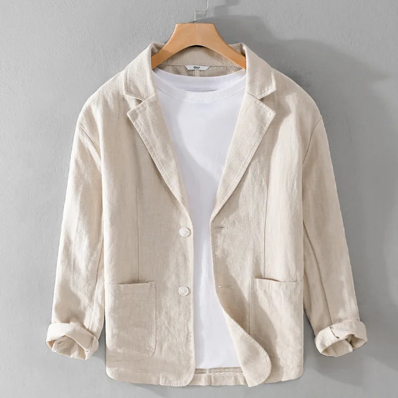 Milo – Relaxed Single Breasted Blazer with Lapel Collar
