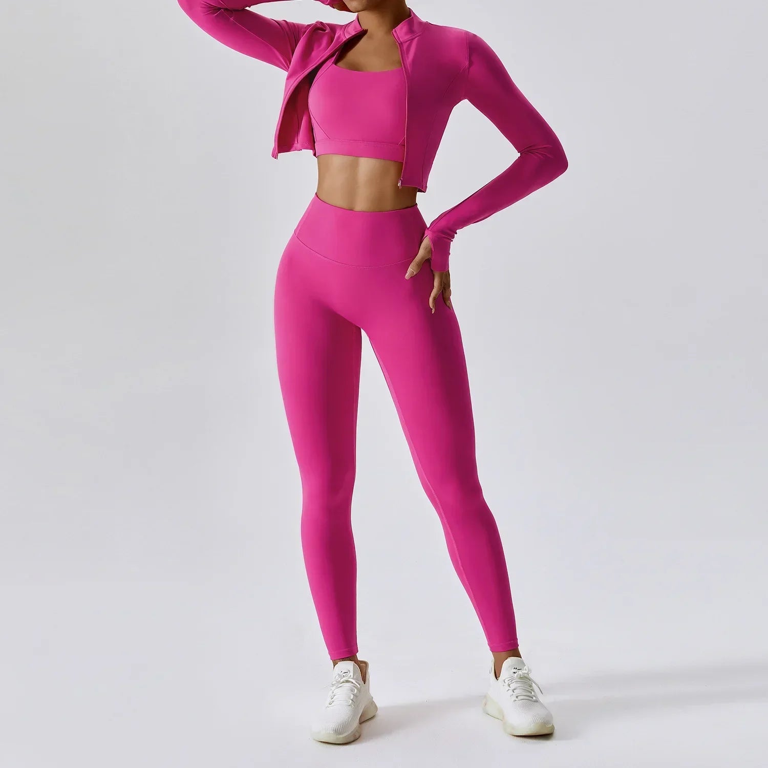 Nova – Flexible Three-Piece Set with Secure Zip-Up Top