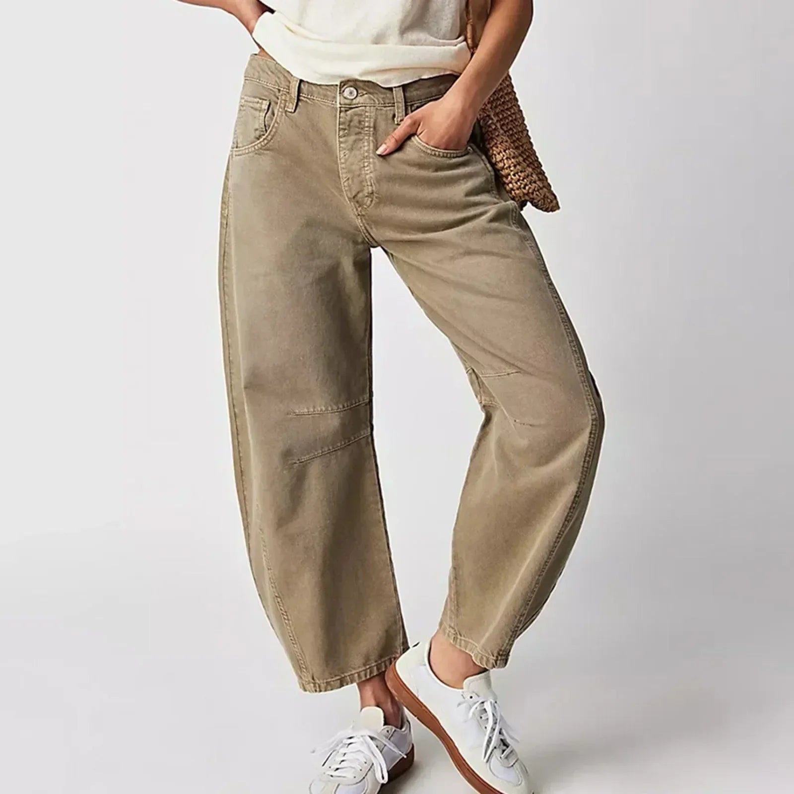 Tami – Trendy Wide-Leg Pants with Front Pockets
