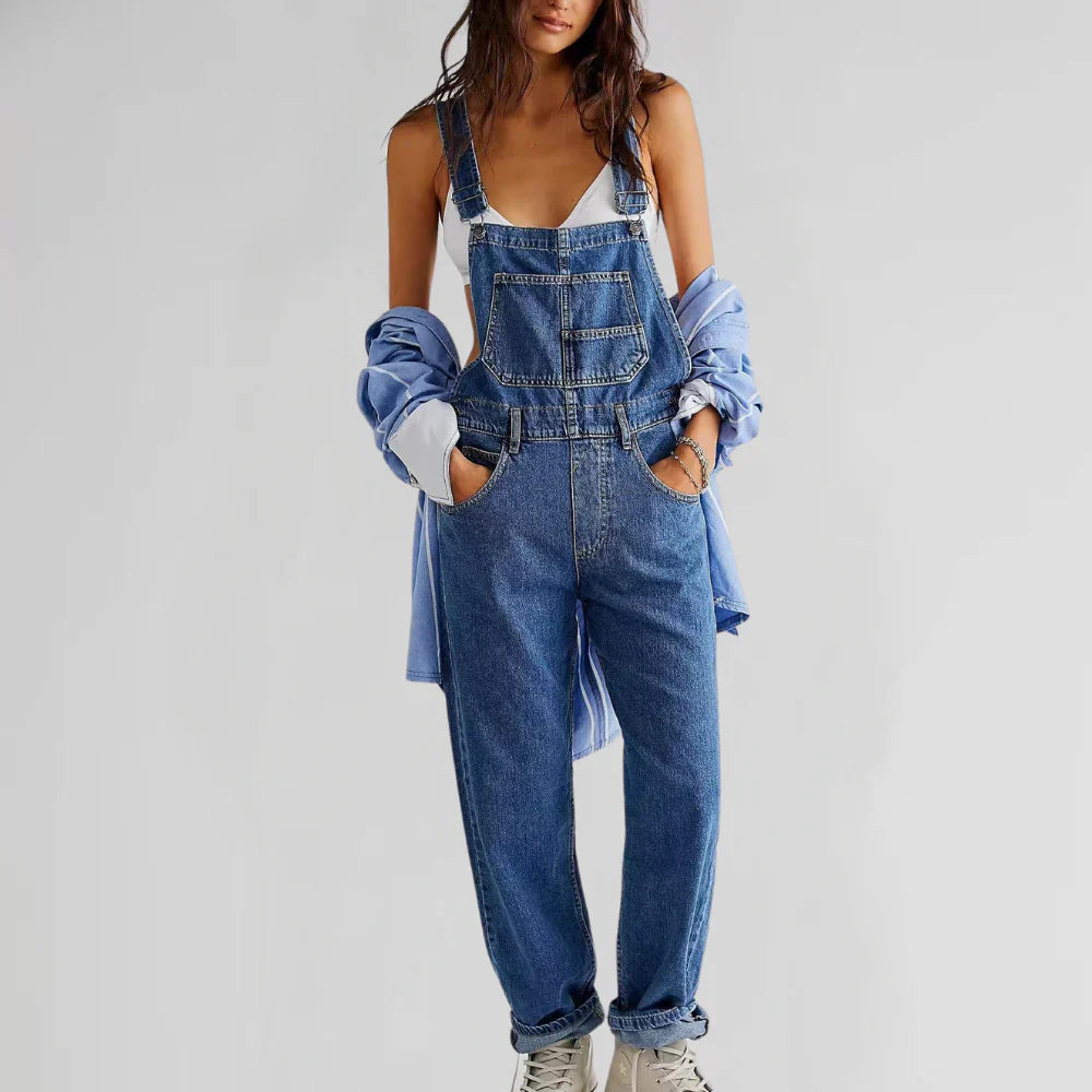Nova – Adjustable Strap Jumpsuit with Functional Pockets