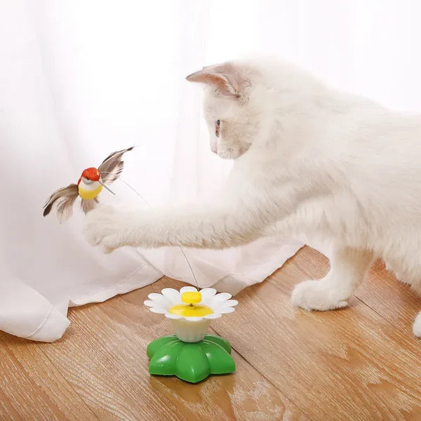 FurryFlyer - Rotating Electric Butterfly Toy For Cat Play