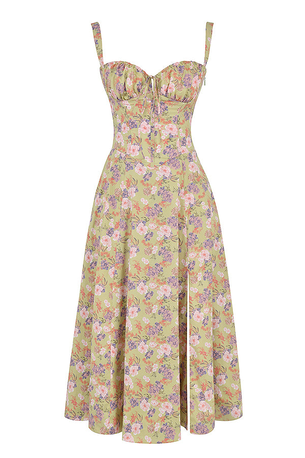 Celeste – Waist-Sculpting Bustier Dress with Heart neckline