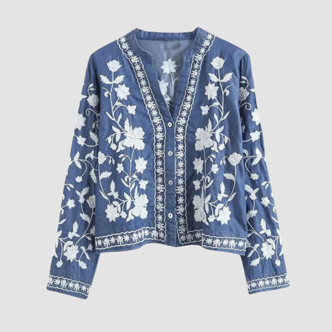 Lorena – Cozy Long-Sleeve Blouses with Relaxed Fit