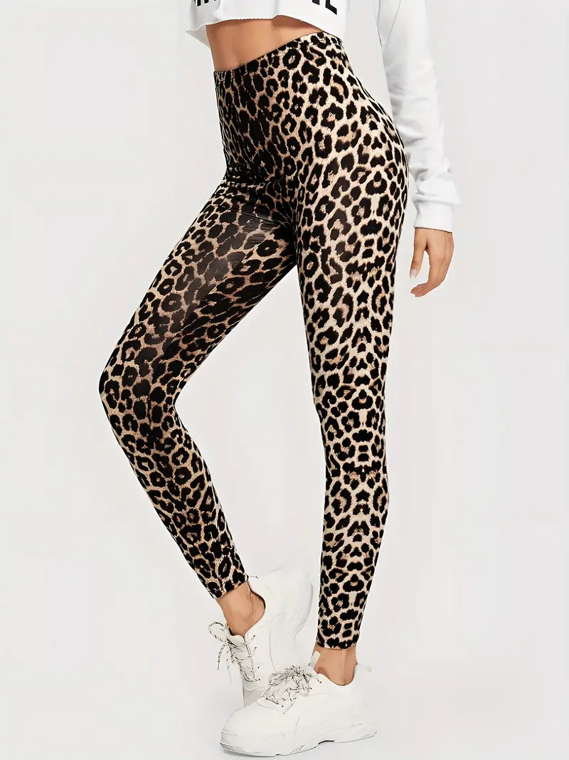Livia – High-Waisted Patterned Leggings with Flexible Design