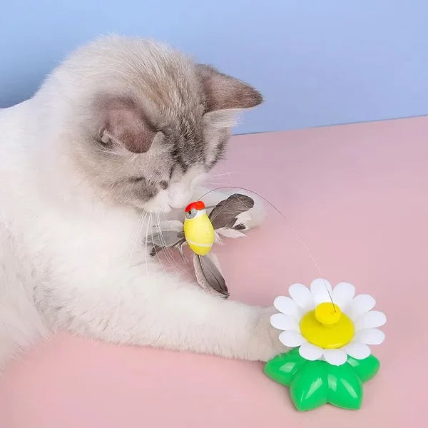 FurryFlyer - Rotating Electric Butterfly Toy For Cat Play