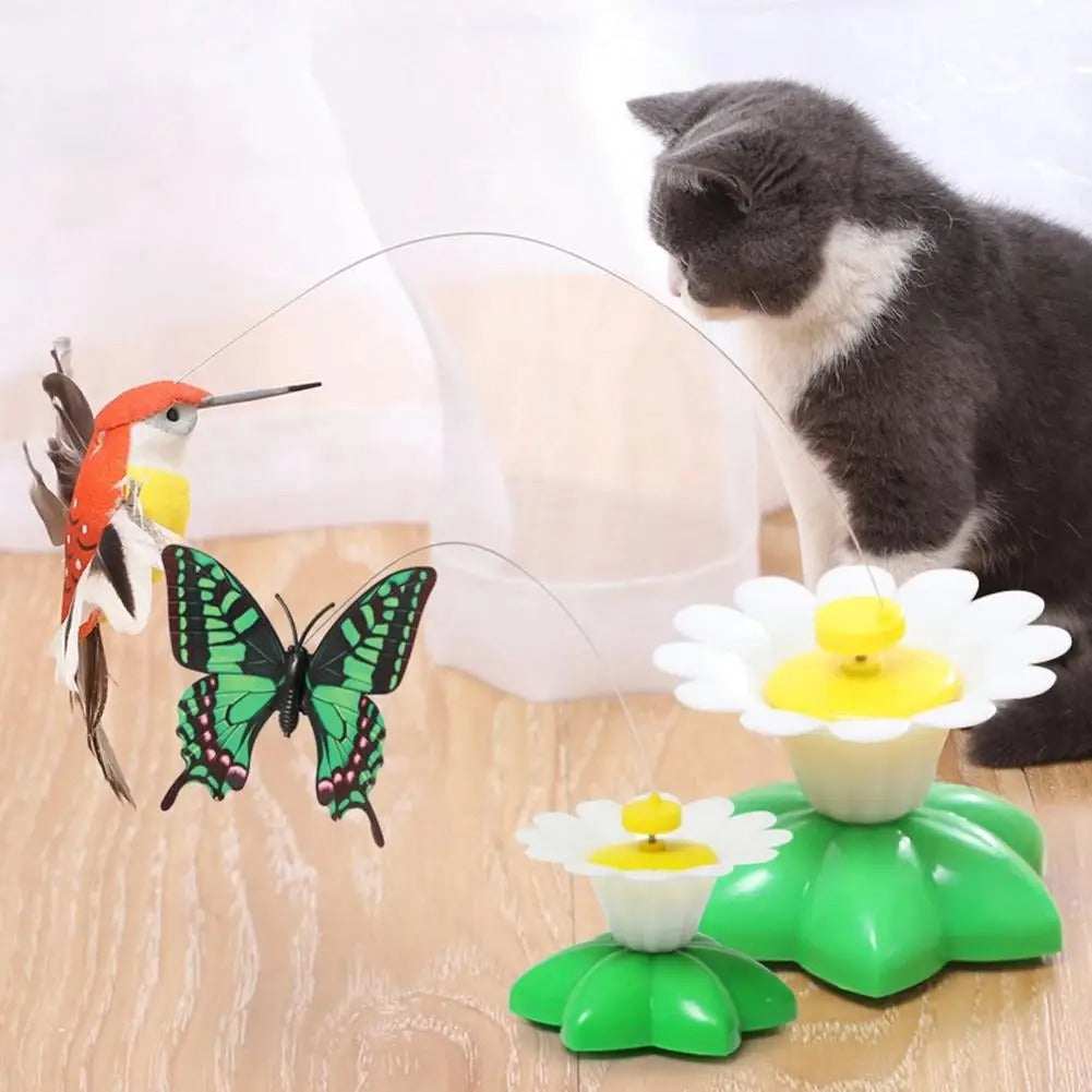 FurryFlyer - Rotating Electric Butterfly Toy For Cat Play