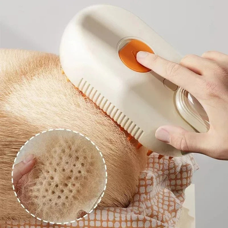 FluffEase - Multi Function Pet Brush With Soothing Massage