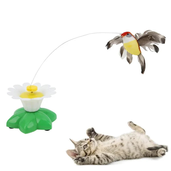 FurryFlyer - Rotating Electric Butterfly Toy For Cat Play