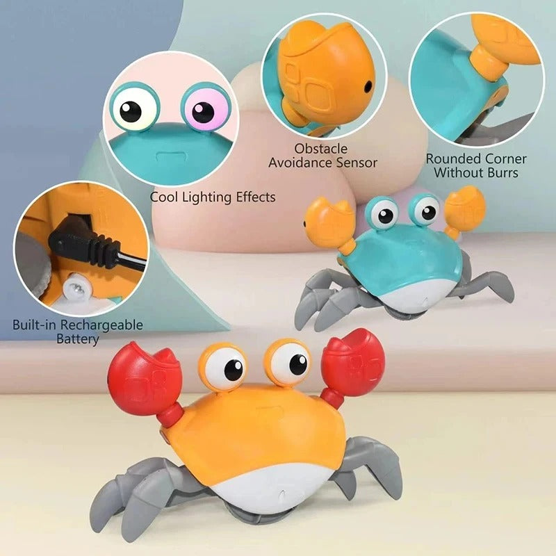 CrawlJoy - Electric Crawling Crab Toy For Active Dogs And Cats