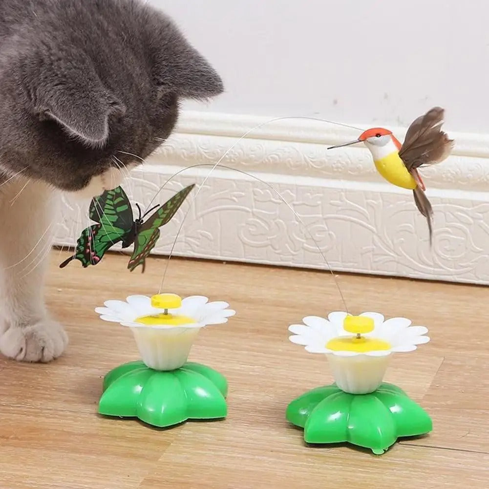 FurryFlyer - Rotating Electric Butterfly Toy For Cat Play