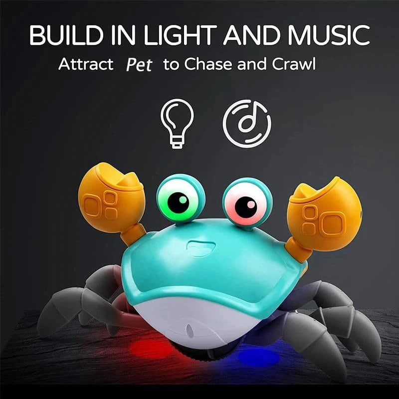 CrawlJoy - Electric Crawling Crab Toy For Active Dogs And Cats