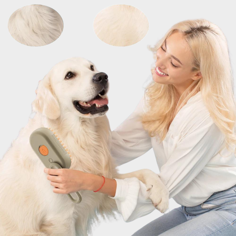 FluffEase - Multi Function Pet Brush With Soothing Massage