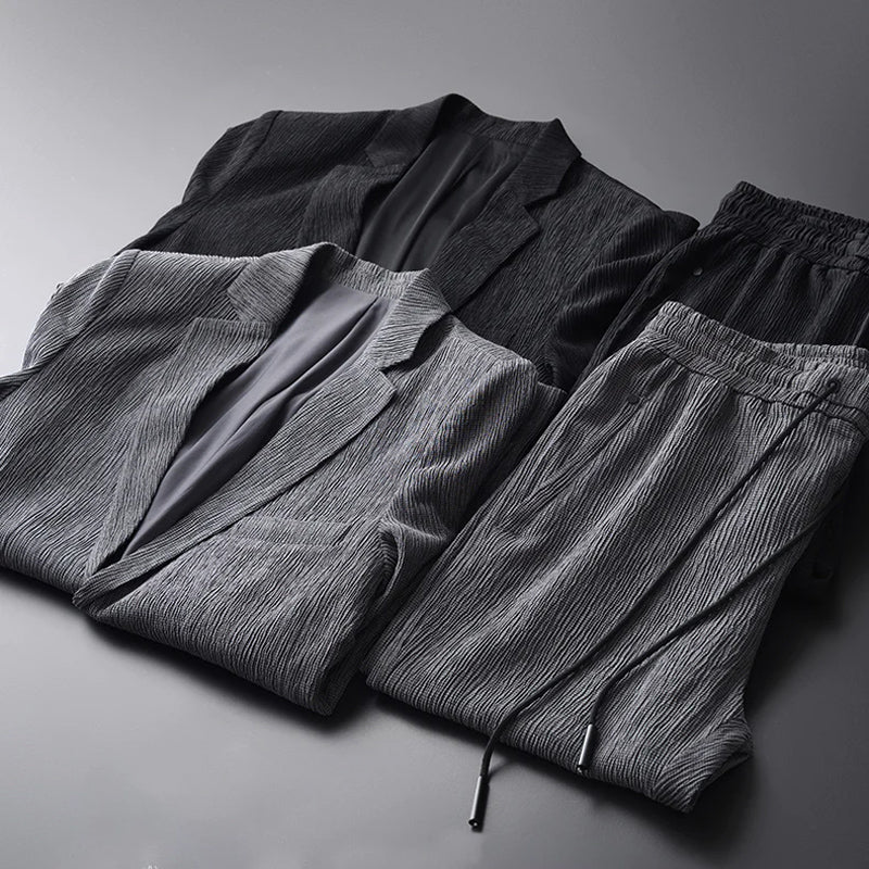 Olivia – Chic Two-Piece Blazer Set with Comfortable Trousers