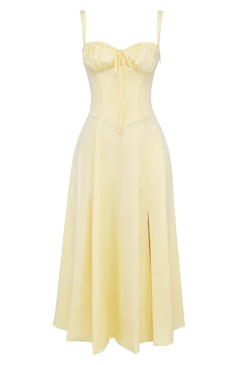 Celeste – Waist-Sculpting Bustier Dress with Heart neckline