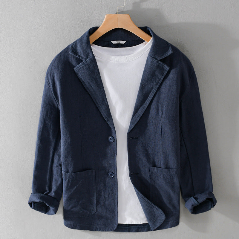 Milo – Relaxed Single Breasted Blazer with Lapel Collar