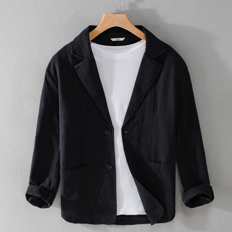 Milo – Relaxed Single Breasted Blazer with Lapel Collar