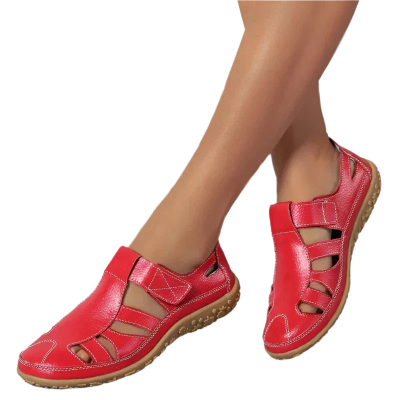 Mira – Chic Flexible Strap Sandal with Cut-Out Design