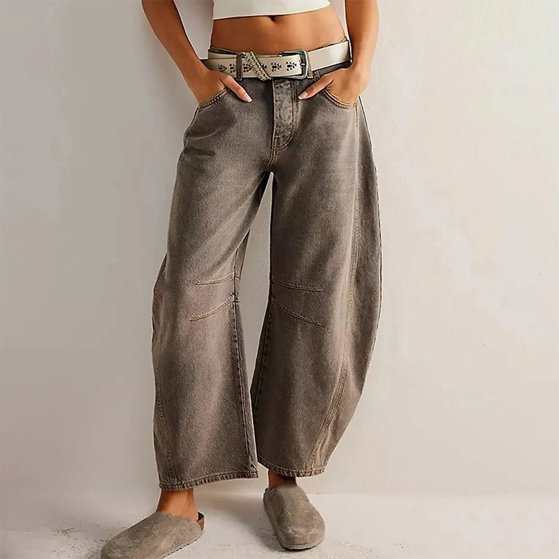 Tami – Trendy Wide-Leg Pants with Front Pockets