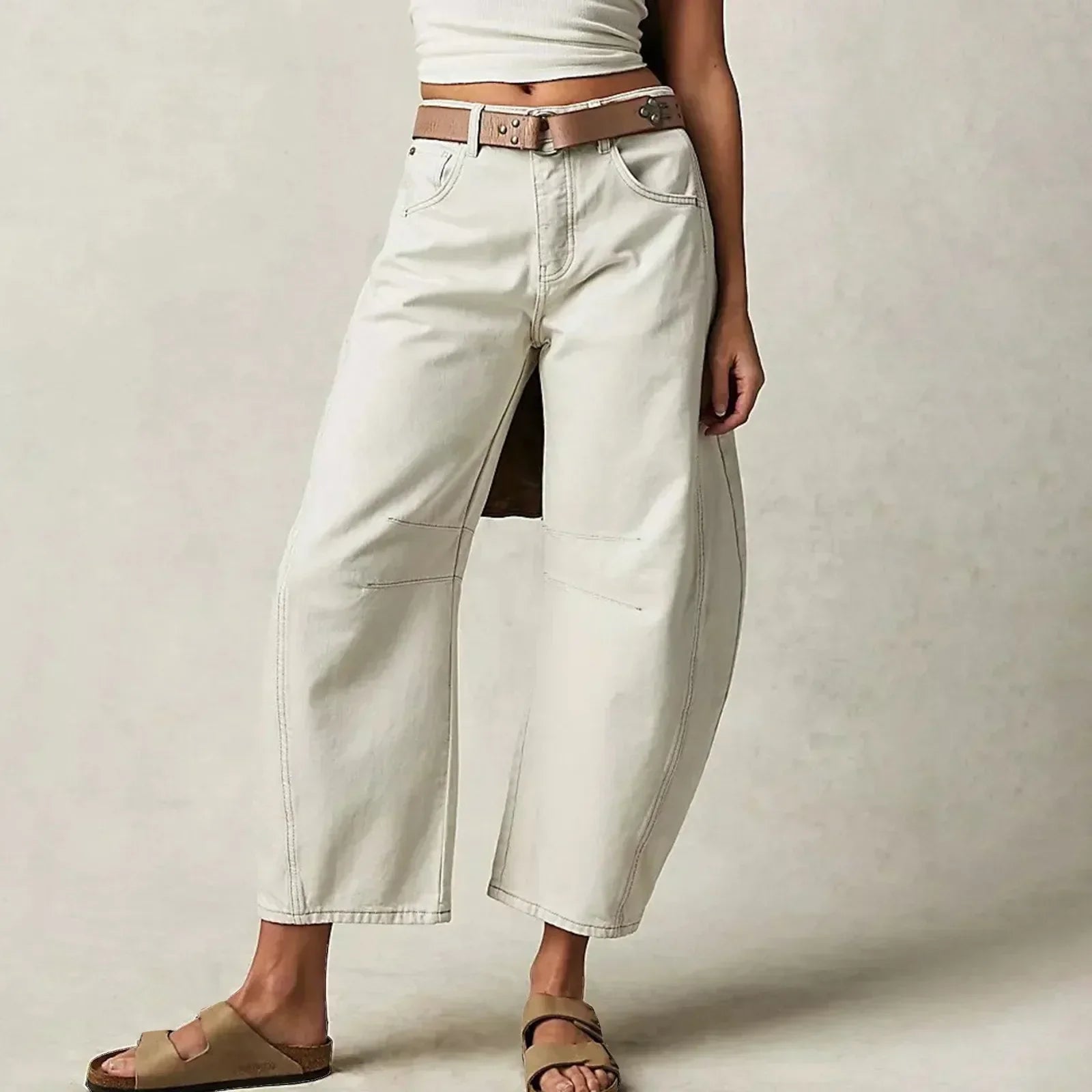 Tami – Trendy Wide-Leg Pants with Front Pockets