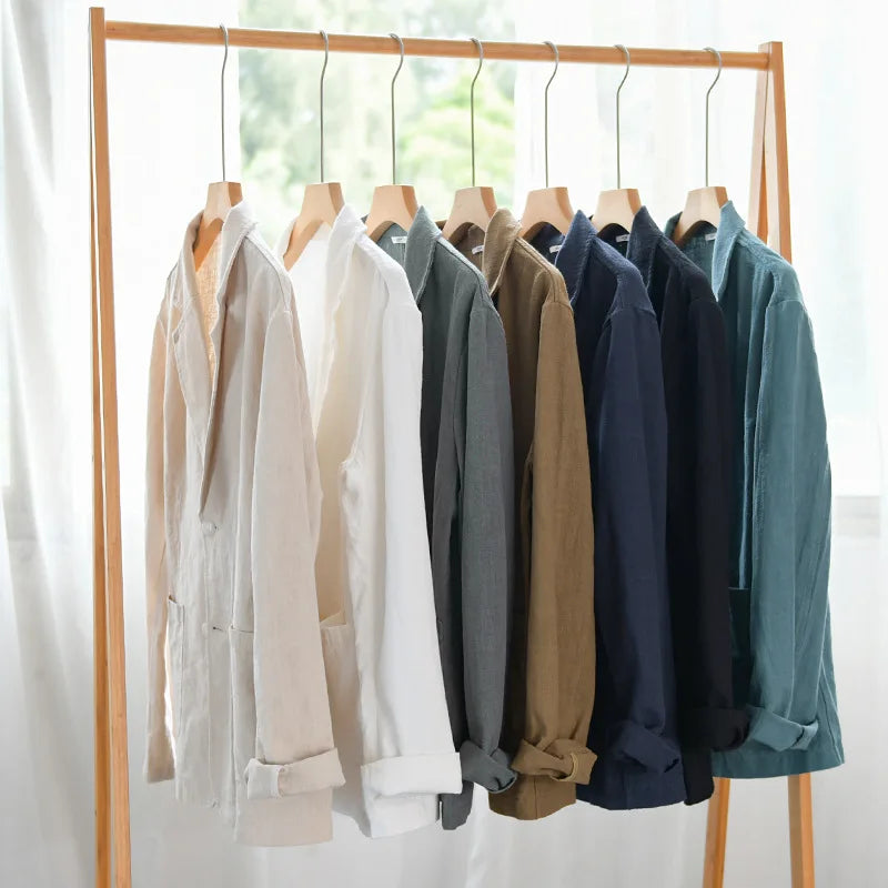 Milo – Relaxed Single Breasted Blazer with Lapel Collar