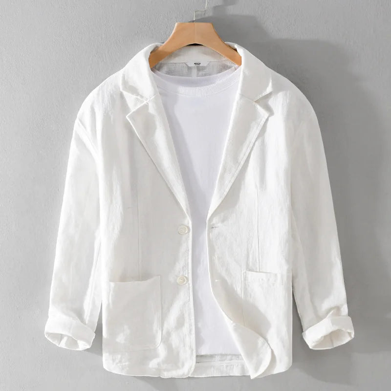 Milo – Relaxed Single Breasted Blazer with Lapel Collar