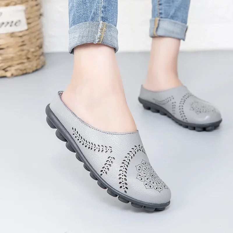 Clara - Stylish Round Toe Flats With Arch Support