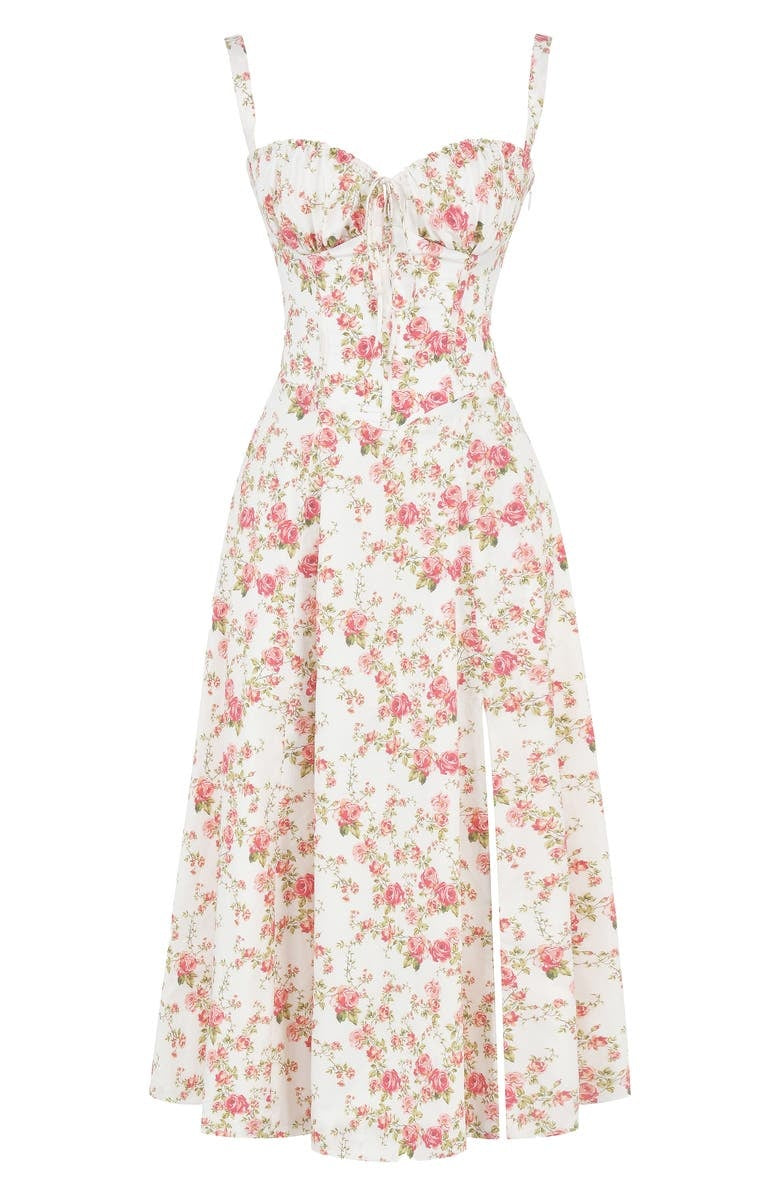 Celeste – Waist-Sculpting Bustier Dress with Heart neckline