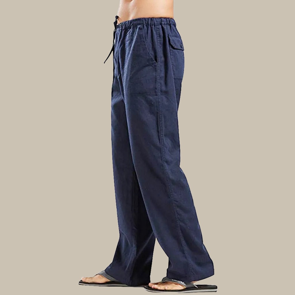 Callum – Loose-Fit Long Pants with Functional Side Pockets