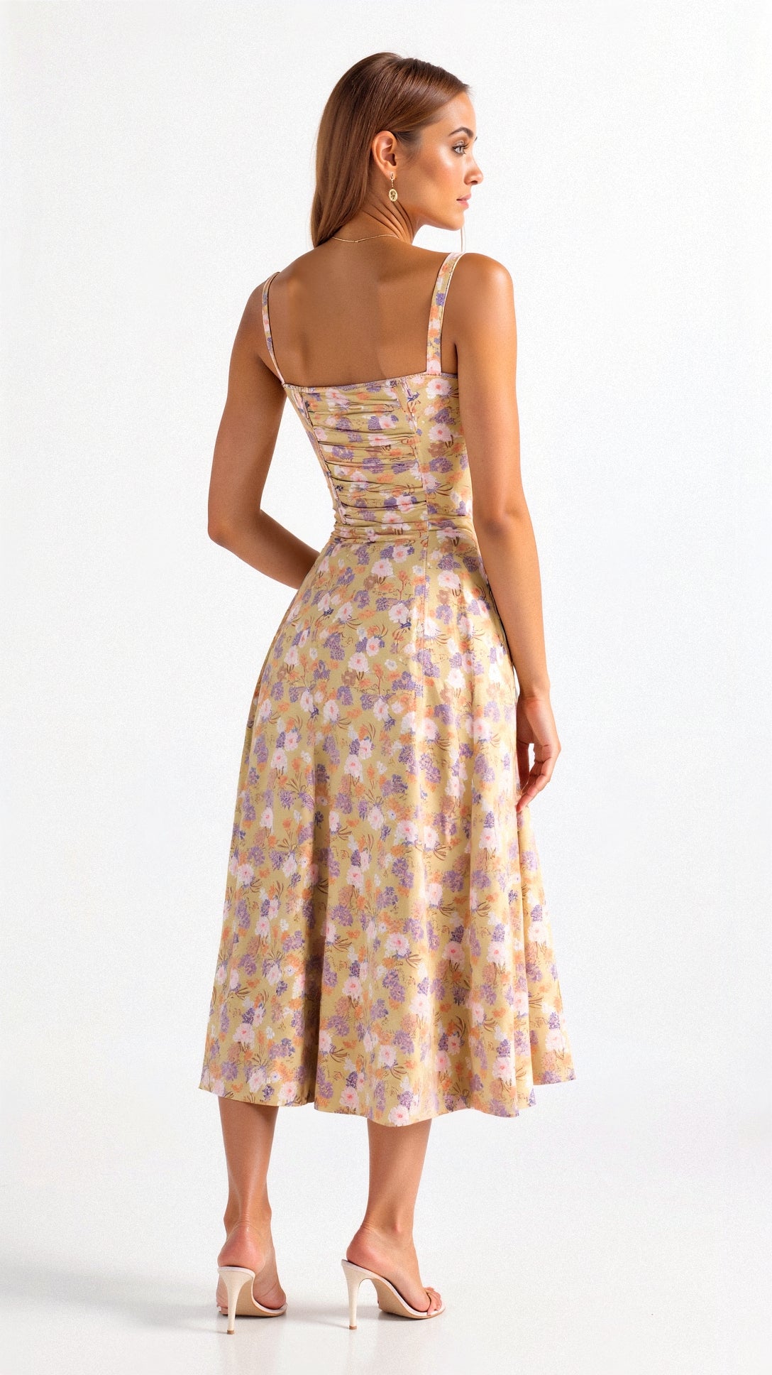 Celeste – Waist-Sculpting Bustier Dress with Heart neckline